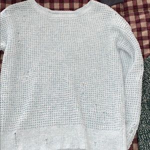 American Eagle distressed sweater